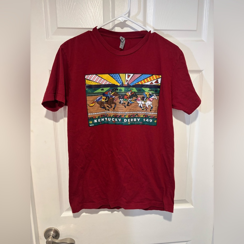KENTUCKY DERBY 149 Burgundy Graphic T-Shirt